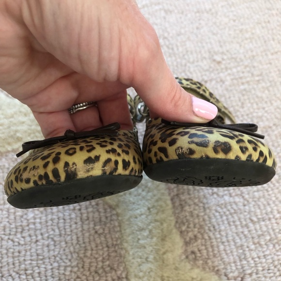 KidExpress leopard dress Mary Jane. 26 (9.5) - Picture 2 of 2